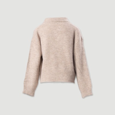 Polo de malha com lã Ferrache