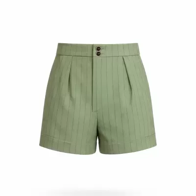 Calções de Alfaiataria às Riscas Sahoco