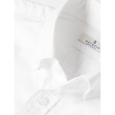 Camisa regular fit de algodão com bolso Decenio