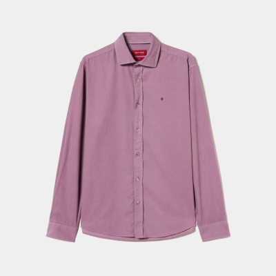 Camisa slim fit de bombazine Lion of Porches