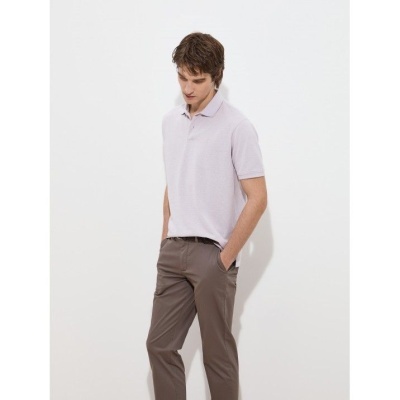 Polo de manga curta em algodão Decenio