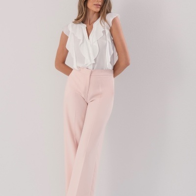 Blusa com folhos Ferrache