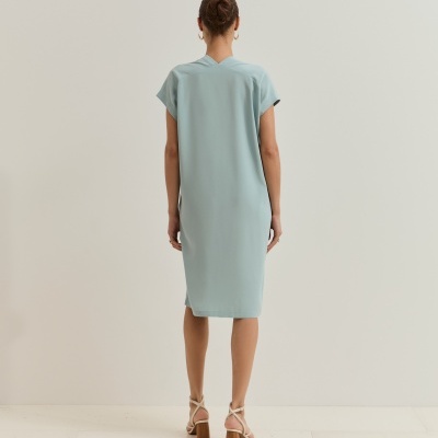Vestido com corte recto Lion of Porches