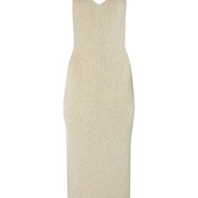 Vestido midi de malha Sahoco