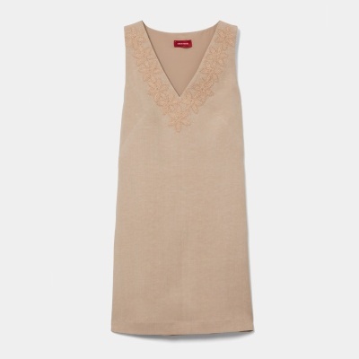 Vestido curto de manga cava Lion of Porches