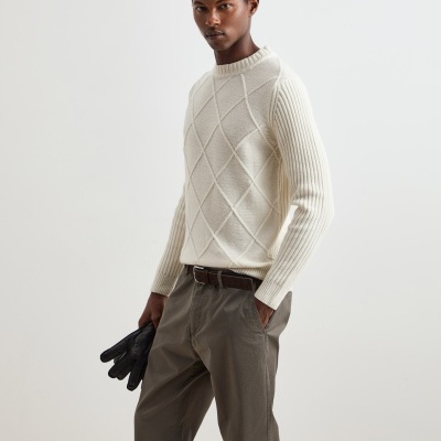 Camisola de malha texturada Decenio