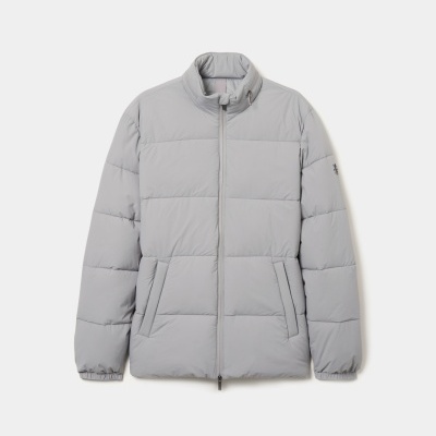 Blusão acolchoado com capuz oculto Lion of Porches