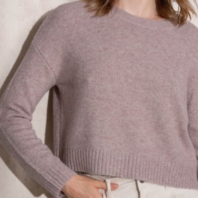 Camisola de malha com decote redondo SMF