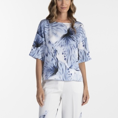 TÚNICA ESTAMPADO FLORAL ANA SOUSA