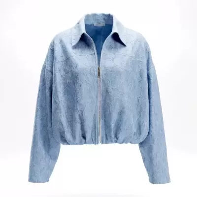 Casaco Bomber em Renda Sahoco