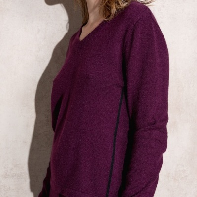 Camisola de malha com risca lateral SMF