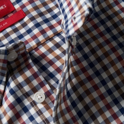 Camisa quadrados regular fit Lion of Porches