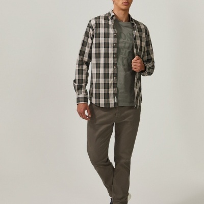 Camisa regular fit xadrez Decenio