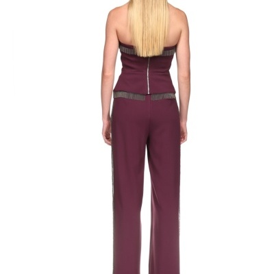 Calças largas com pregas Sahoco