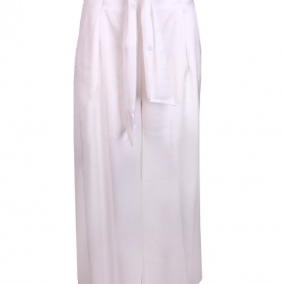 CALÇAS LARGAS CINTURA PAPERBAG SAHOCO