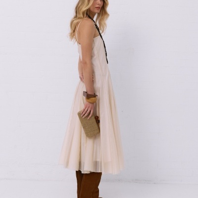 Vestido midi Swallow