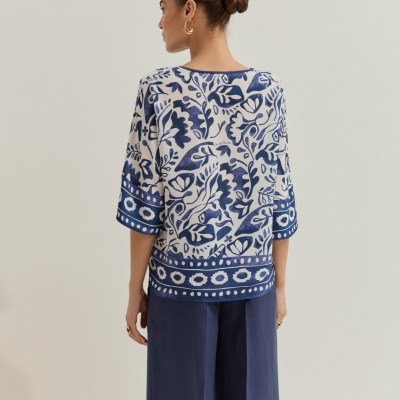 Blusa com estampado Lion of Porches