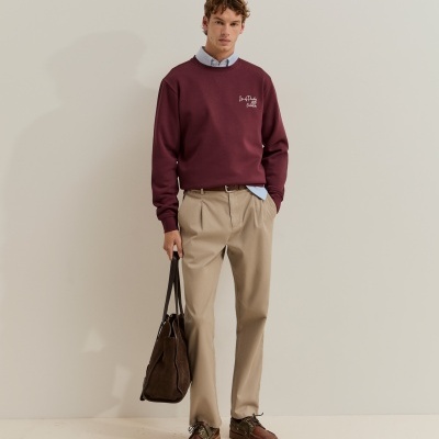 Sweater com bordado Lion of Porches