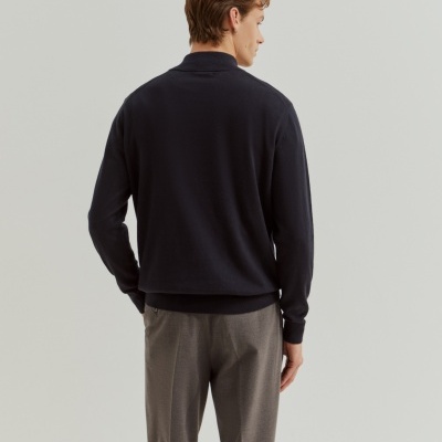 Camisola com carcela de algodão e caxemira Lion of Porches