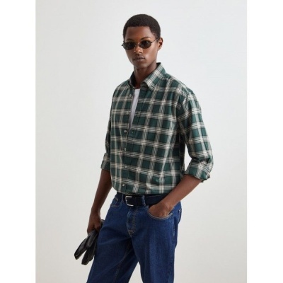 Camisa Regular Fit aos Quadrados Decenio