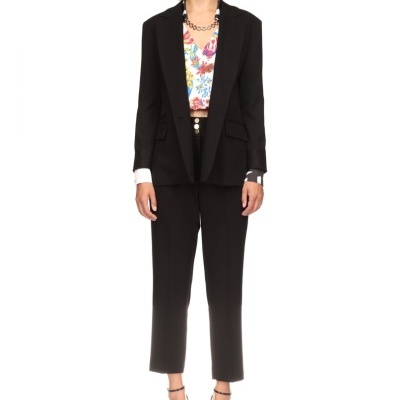 Calças retas de fato Sahoco