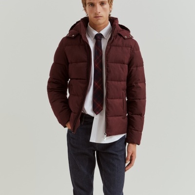 Blusão acolchoado com capuz  Lion of Porches