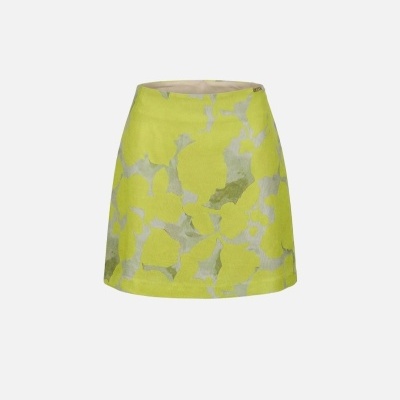 Saia curta estampada Scripta