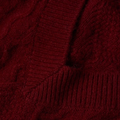 Camisola malha tricotada em lã Lion of Porches