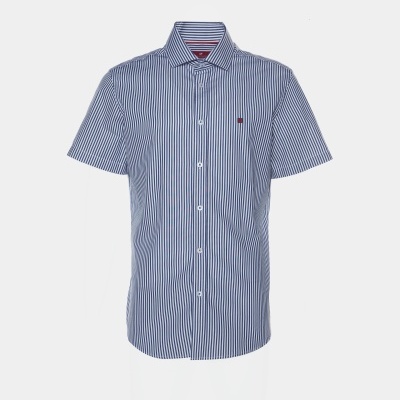 Camisa slim fit de manga curta Lion of Porches