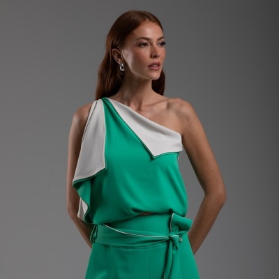 Top assimétrico Swallow