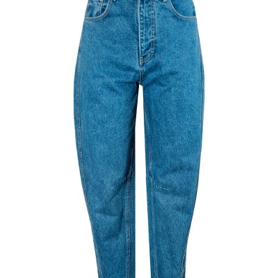 Jeans mom leg cintura subida Sahoco