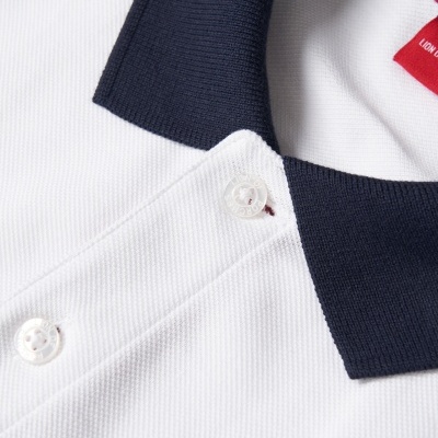 Polo de manga curta em algodão Lion of Porches