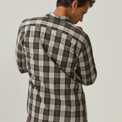Camisa regular fit xadrez Decenio