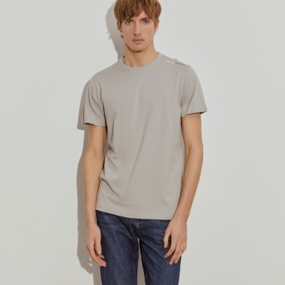 T-shirt básica de algodão Lion of Porches