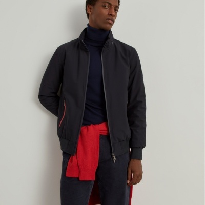 Blusão acolchoado com capuz embutido Lion of Porches