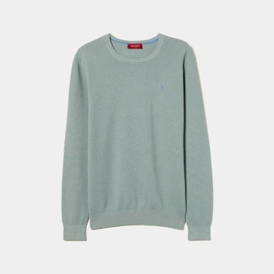 Camisola malha estruturada com gola redonda Lion of Porches