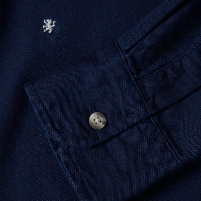 Camisa slim fit de algodão Lion of Porches