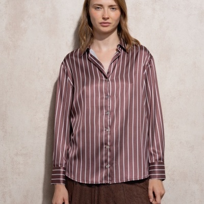 Túnica riscas acetinada SMF