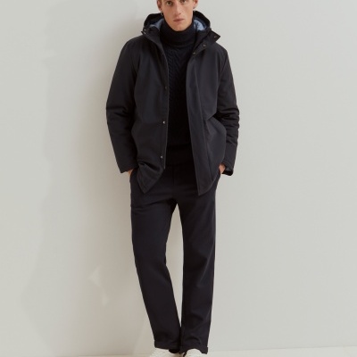 Parka acolchoada com capuz Lion of Porches