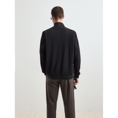 Blusão acolchoado com mangas de malha Decenio