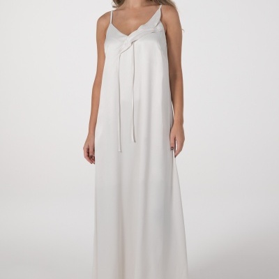 VESTIDO FLUÍDO ACETINADO ANA SOUSA