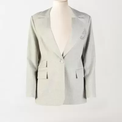 Blazer em Alfaiataria com emblema SH