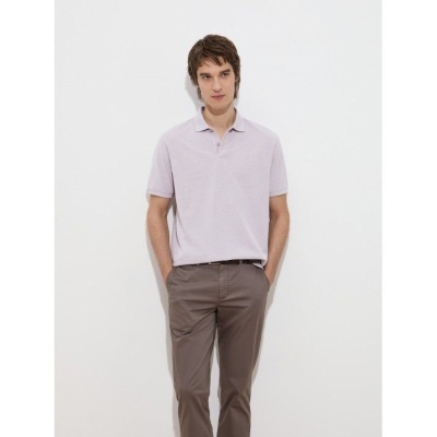 Polo de manga curta em algodão Decenio