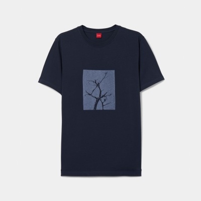 T-shirt de manga curta em algodão Lion of Porches