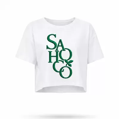 Top cropped oversize Sahoco
