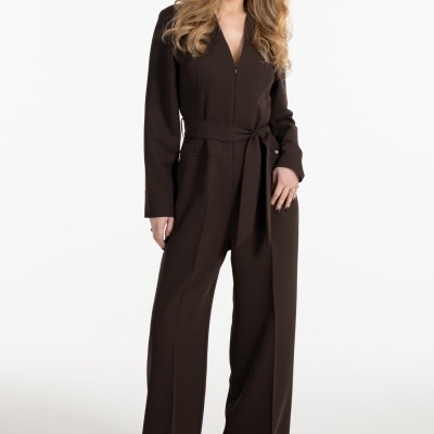 JUMPSUIT WIDE LEG COM CINTO ANA SOUSA