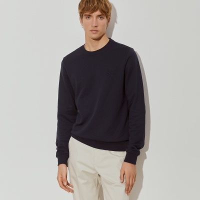 Sweater de algodão decote redondo Lion of Porches