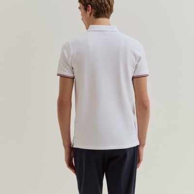 Polo piqué slim fit em algodão Lion of Porches