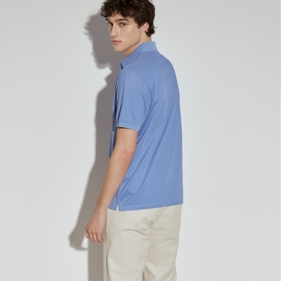 Polo regular fit manga curta Lion of Porches