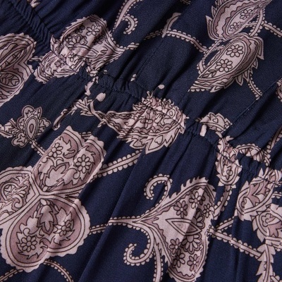 Vestido com manga morcego curta Lion of Porches